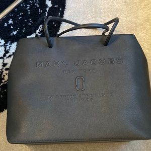 Authentic Marc Jacobs Black saffiano leather tote